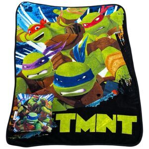TMNT Plush Throw & Pillow Set Teenage Mutant Ninja Turtles Car Travel Set 2017